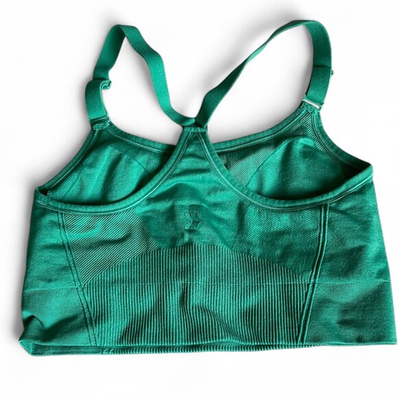 Green Women's Sports Bra Size M - Picture 2 of 7